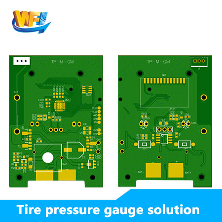 Handheld tire pressure gauge solution