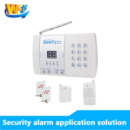 Security alarm application solution