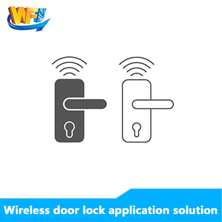 Wireless door lock application solution